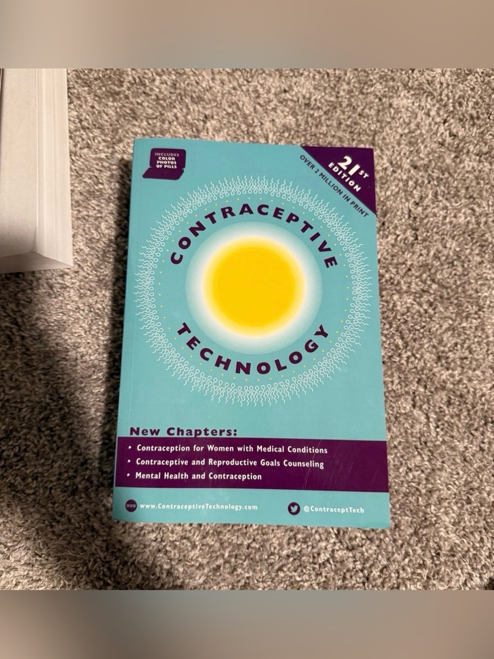 Contraceptive Technology ISBN: 978-1-732-05560-5